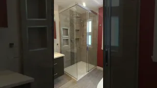 how to install shower cabin, glass shower cabin fitting,