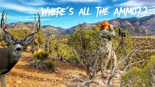 WHERE'S ALL THE AMMO!!??!                    Utah 2021 Early Rifle Mule Deer Hunt