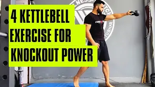 4 kettlebell exercises for knockout power.   #kettlebellwarrior