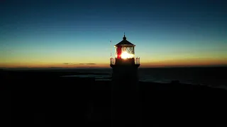 DJI Mavic 2 Pro - Fanad Head Lighthouse In Twilight With Planets by Drone