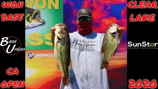 A Bass Tournament Experience | FIRST WON Bass CA Open at Clear Lake July 2020 | Summer Jig bite