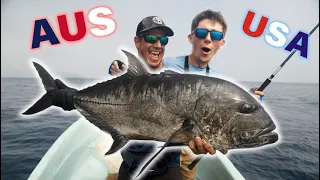 Australia Vs. USA Fishing Challenge -- LEGENDARY BATTLE! (SUDAN Part 5)