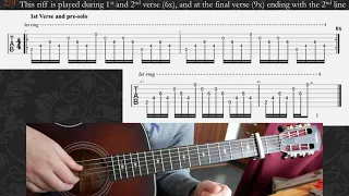 Opeth Windowpane guitar lesson rhythm parts