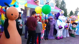 Opening ceremony at Cbeebies Land Alton Towers Go Netters and Furchester Hotel