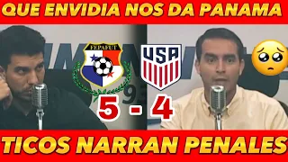 PANAMA🇵🇦 5 - 4 🇺🇸ESTADOS UNIDOS NARRACION TICA PENALES QUE ENVIDIA NOS DA PANAMA