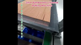 Bambooless Agarbatti Making Machine | 3mm | High Speed | Fully Automatic | Made in India |9512553333
