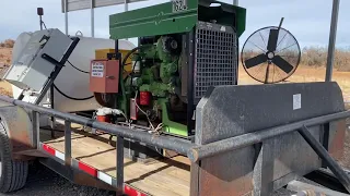 John Deere 40KW Generator Trailer
