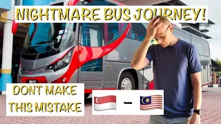 How to travel from Singapore to Malaysia by bus | SINGAPORE | RTW Trip, Vlog40