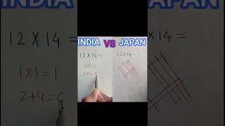 India vs Japan math challenge😱 #maths #mathstrick  #shorts