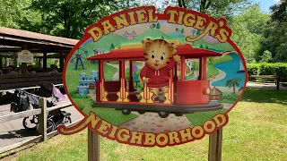 Daniel Tiger's Neighborhood Trolley Ride At Idlewild Park The Whole Song And Dance Experience 2022!