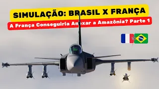 SIMULAÇÃO: Brasil x França - A França Conseguiria Anexar a Amazônia? Parte 1