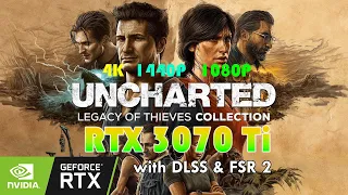 Uncharted 4 A Thief's End - RTX 3070 Ti FPS Test (1080p/1440p/4K)