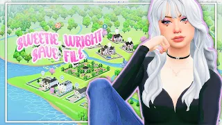 this is now my FAVORITE save file😍 | sweetie wright save file - the sims 4