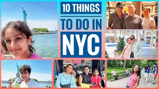 Sitara in NYC 🗽 | 10 Things to do in NYC ⌛ | Sitara Ghattamaneni