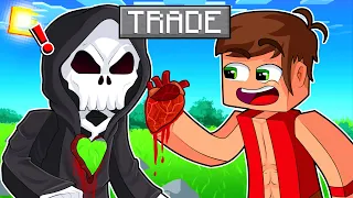 ماين كرافت ولكن اقدر اتقايض بقلوبي !🥰 ( مع شبح القلوب ! )😱 - Trade Your Hearts