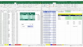 Mr Excel & excelisfun Trick 181: Month To Date: PivotTable or Excel Formulas?