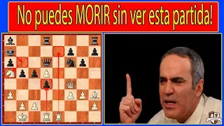 La MEJOR partida de KASPAROV!