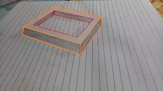 Very Easy ! How to draw a 3D floating frame - 3D Trick Art on paper