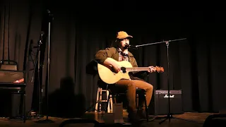 Evan Koch performing Like A Song Bird That Has Fallen @Camp Bar open mic Oct 21st 2019