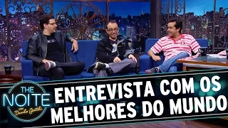 The Noite (19/04/16) Entrevista com Os Melhores do Mundo