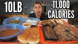 UNDEFEATED BBQ CHALLENGE IN KENTUCKY | 10LB BBQ PLATTER | MAN VS FOOD