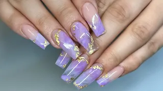 Acrylic Marble Design | Acrylic Nails