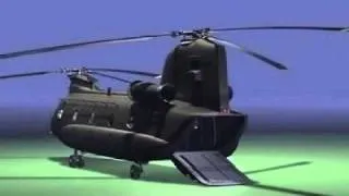 3D Model CH-47 Chinook Helicopter Review