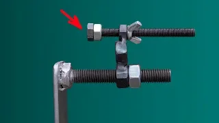 Useful tool for home craftsmen made of bolts and nuts