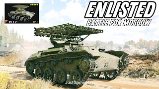 Enlisted: BM-8-24 Soviet Rocket Launcher Vehicle Gameplay | Update "New Era"