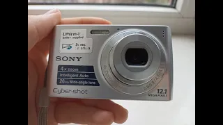 💥Camera Sony Cyber-shot silver DSC-W510 12.1MP digital vintage compact retro rare💥WORKing CHEAP💥