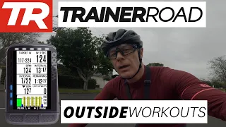 TrainerRoad Outside Workouts - How to get and ride an Outside workout on your Wahoo / Garmin