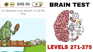 Brain Test Tricky Puzzles Level 271 272 273 274 275 Walkthrough