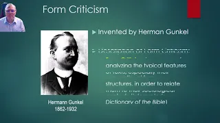 Critical Methodologies 2   Form Criticism