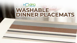 HOKIPO PVC Placemats for Dining Table (AR865)