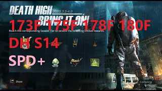 Death High Season 14 173F 175F 178F 180F SPD+ New Style  - LifeAfter