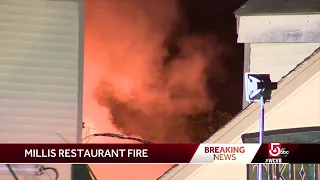 Flames rip through popular restaurant