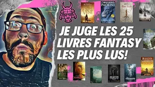 JE JUGE les  25 LIVRES FANTASY les plus LUS! (Selon Goodreads) #fantasybooks #fantasy #bestbooks