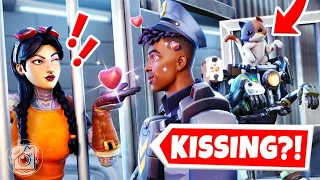 DISTRACT the GUARD to ESCAPE JAIL! (Fortnite Cops & Robbers)