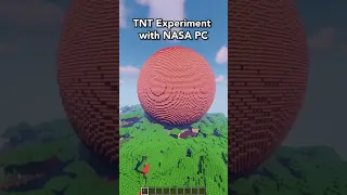 Minecraft TNT Experiment! #shorts