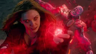 Wanda Vs Thanos Fight Scene AVENGERS 4 ENDGAME 2019 MOVIE CLIP 4K