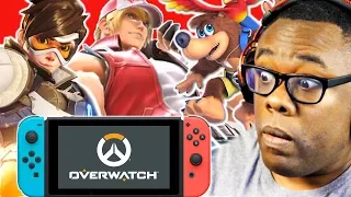 Nintendo Direct 9.4.19 REACTION! Overwatch on Switch! Terry in Smash! Super NES Online!