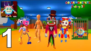 Color Monsters Challenge 3D - Gameplay Walkthrough Part 1 - Chapter 1,2 (Android, iOS)