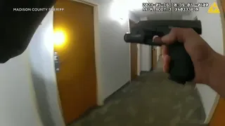 Bodycam video shows gunfight between suspect, deputy in Indiana motel room