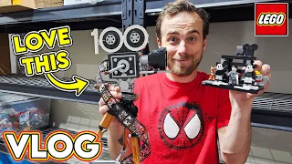 LEGO Walt Disney Tribute Camera, New Shelves, Gringotts, Marvel CMFs! VLOG