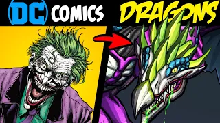 What if DC Heroes & Villains Were DRAGONS?! (Lore  & Speedpaint)