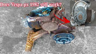 Clean Engine Px 150e 1982 In 5 Minutes | Restoration Build