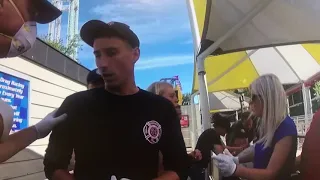 Cedar Point coaster accident body camera footage