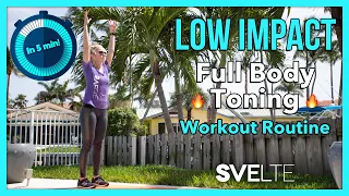 Low Impact Full Body Toning Workout | In 5 min