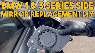 How To Replace BMW F Series Side Mirror Heated Glass (For 1 3 4 & 5 Series F20 F30 F32 F10)