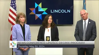 News conference: LPD/SCC Degree Program
